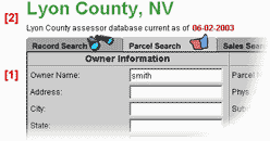Parcel Search Form